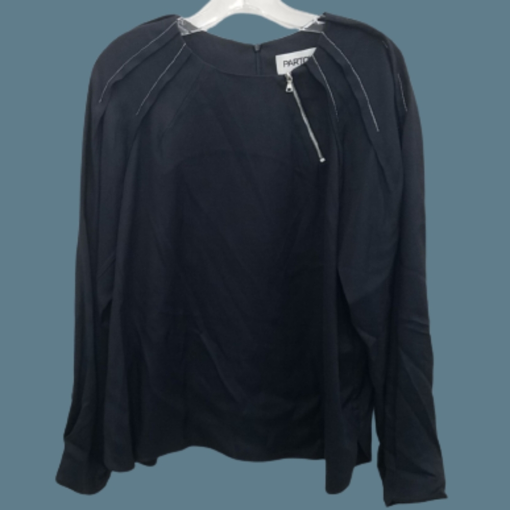 NWOT Partow Navy Blouse
